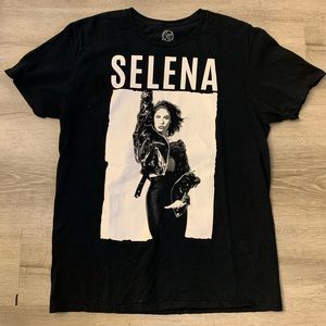 Selena Quintanilla T Shirt Mens Large Graphic Black White